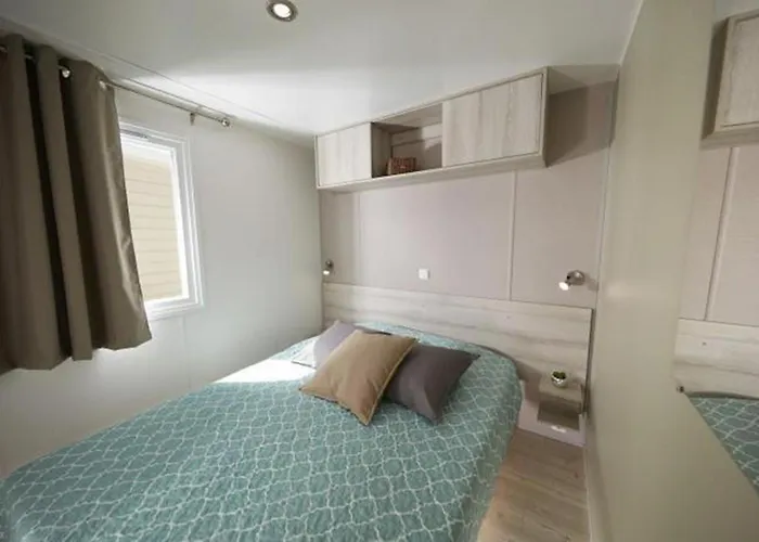 Mobil-home 6 Pers, Confort Clim, Piscine & Animations Campingplatz